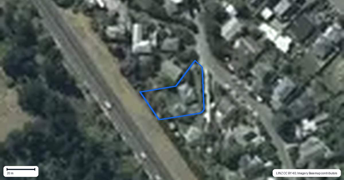 Property context map for 20 Flinders Road, Heathcote Valley, Christchurch