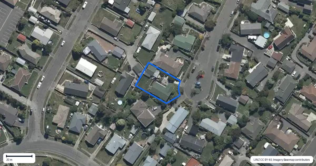 Property context map for 14 Blairdon Place, Bishopdale, Christchurch