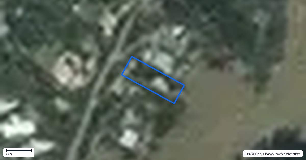 Property context map for 50 Andersons Road, Charteris Bay, Governors Bay