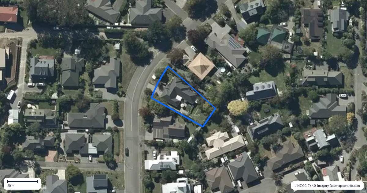 Property context map for 13 Alderson Avenue, Hillsborough, Christchurch