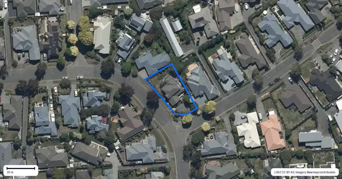 Property context map for 46 Fairway Drive, Shirley, Christchurch