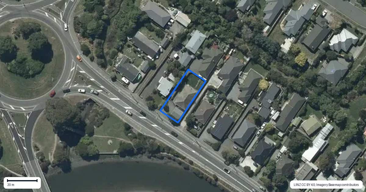 Property context map for 863 Ferry Road, Woolston, Christchurch