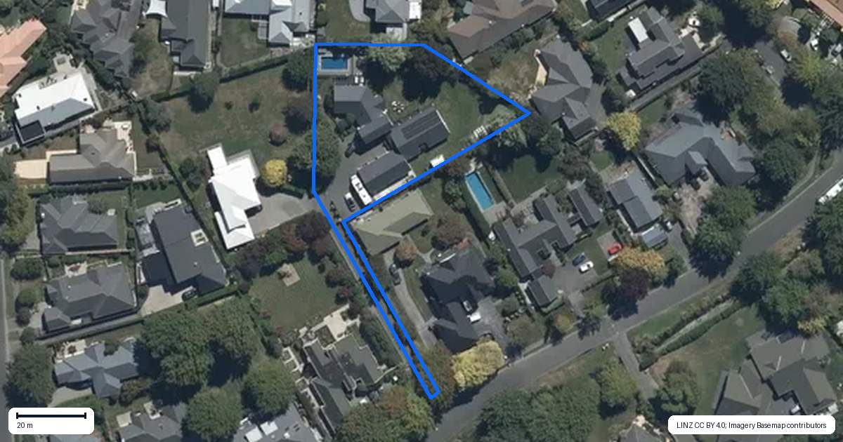 Property context map for 52 Regents Park Drive, Casebrook, Christchurch