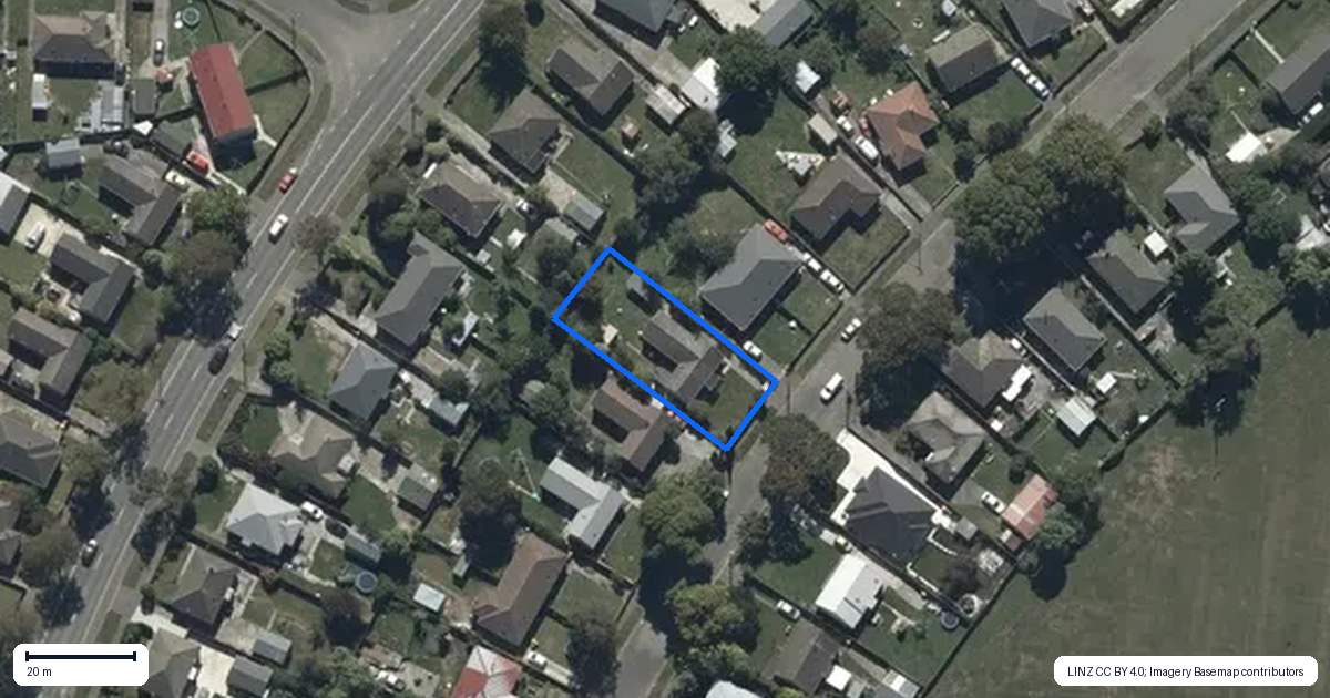 Property context map for 47 Skipton Street, Mairehau, Christchurch