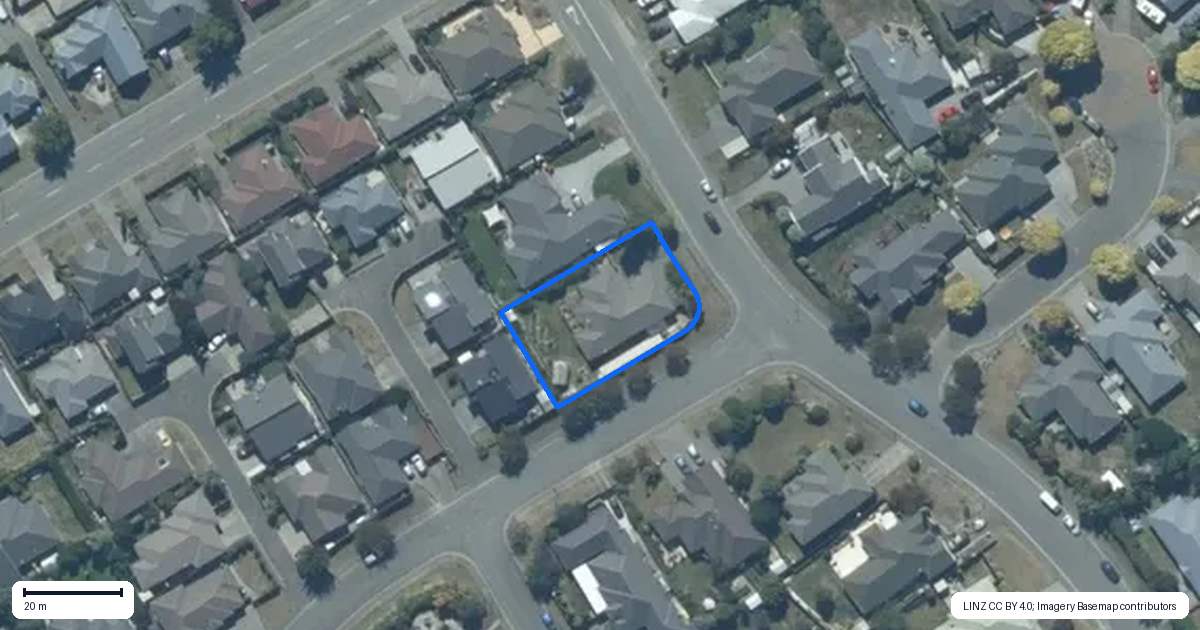 Property context map for 6 Rembrandt Drive, Rolleston
