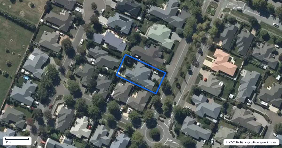 Property context map for 10 William Brittan Avenue, Halswell, Christchurch
