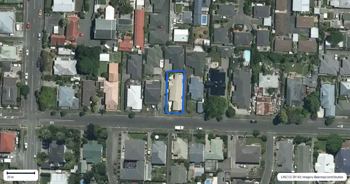Property context map for 61 Cambria Street, The Wood, Nelson