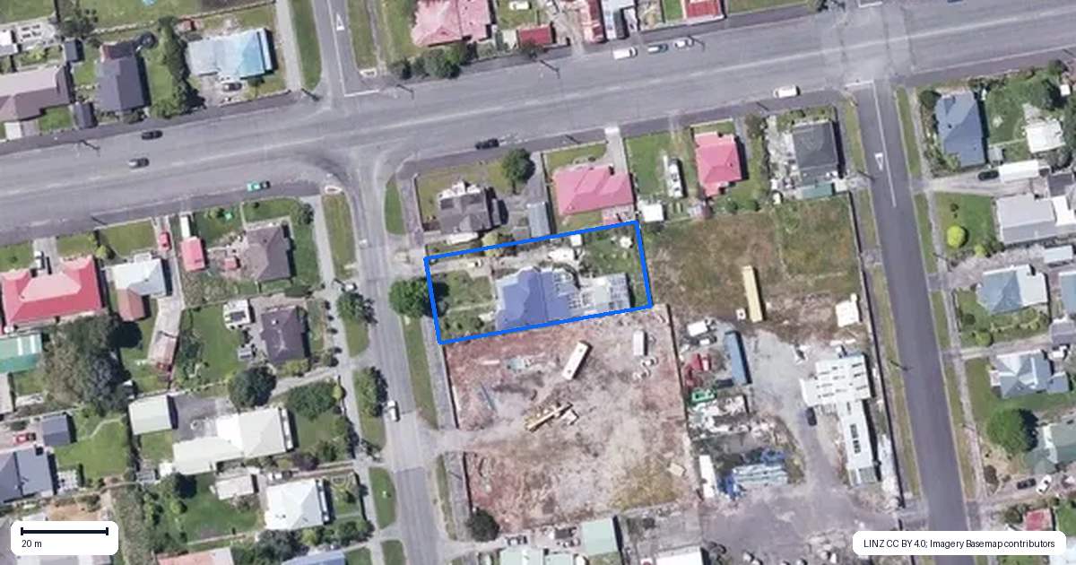 Property context map for 123 Queen Street, Westport