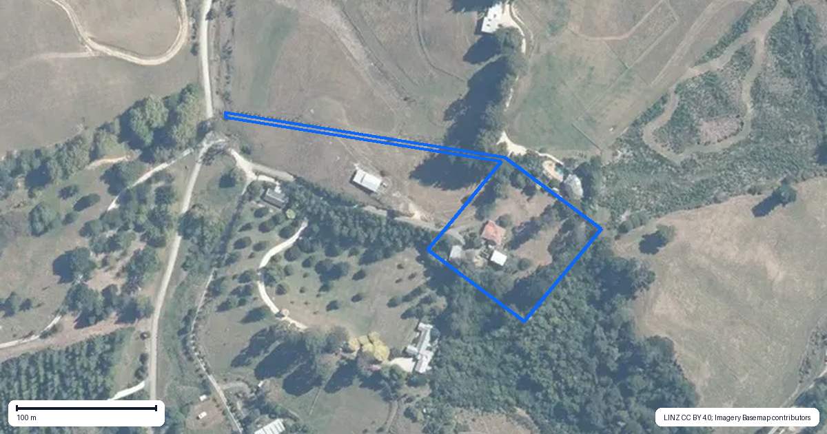 Property context map for 57 Martin Road, Upper Moutere