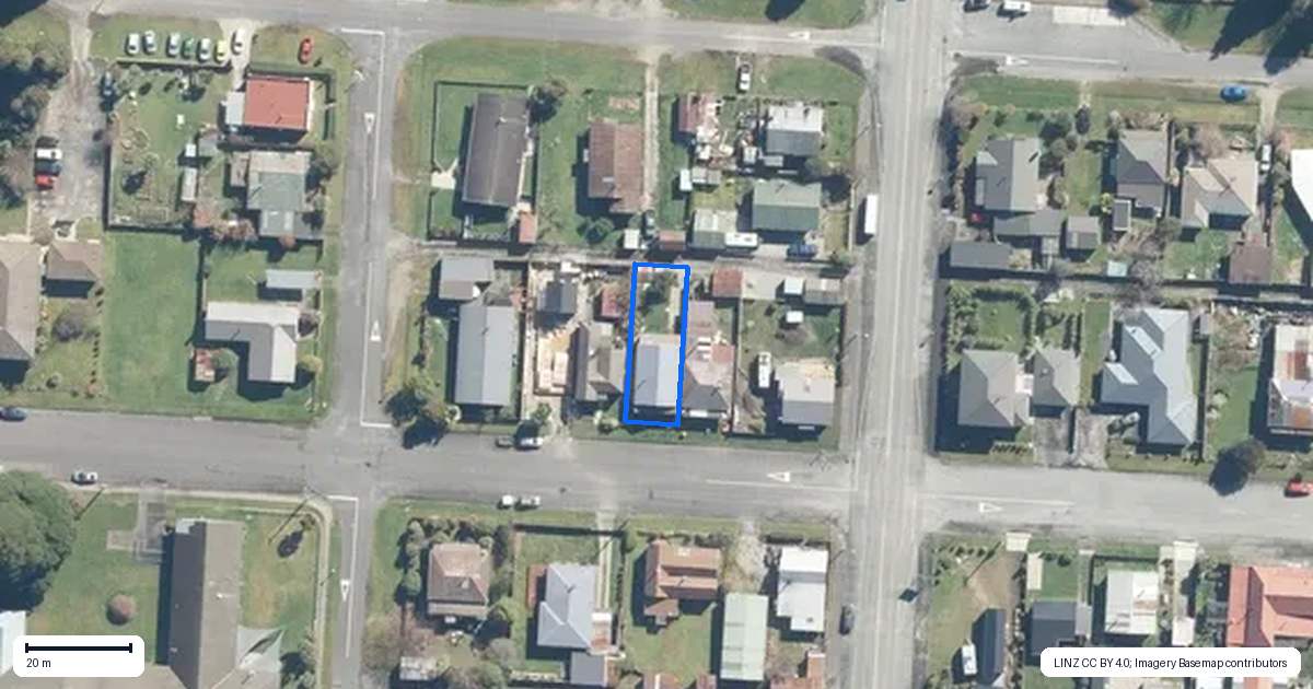Property context map for 84 Shiel Street, Reefton