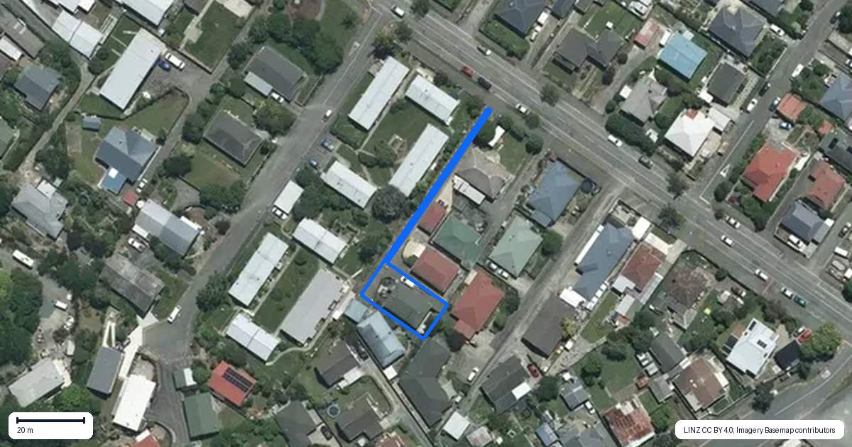 Property context map for 126A Toi Toi Street, Toi Toi, Nelson