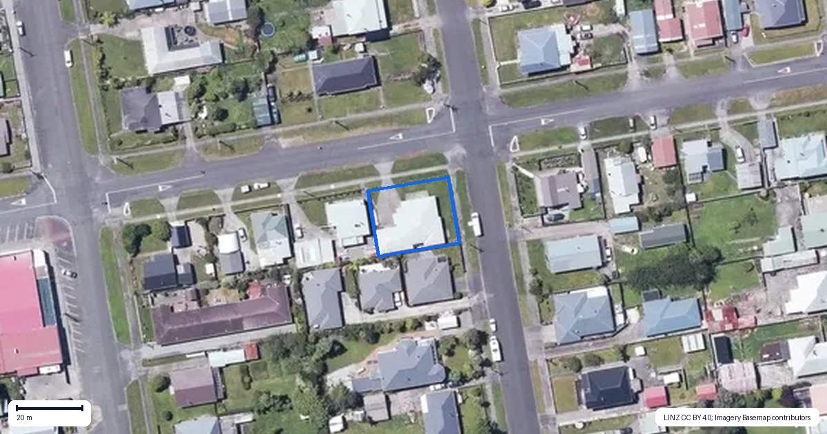 Property context map for 28 Fonblanque Street, Westport