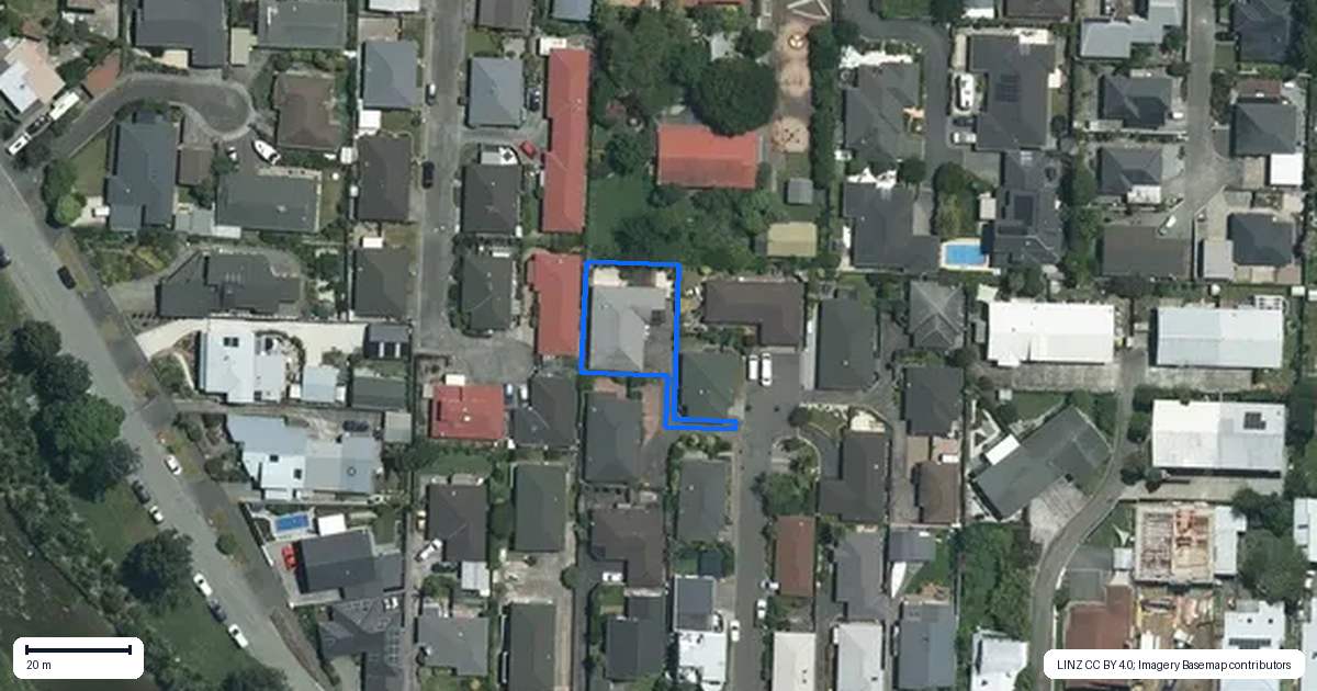 Property context map for 7 Pettit Place, The Wood, Nelson