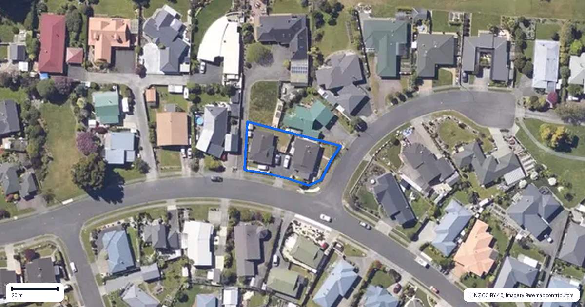 Property context map for 29B Totara Park Avenue, Motueka
