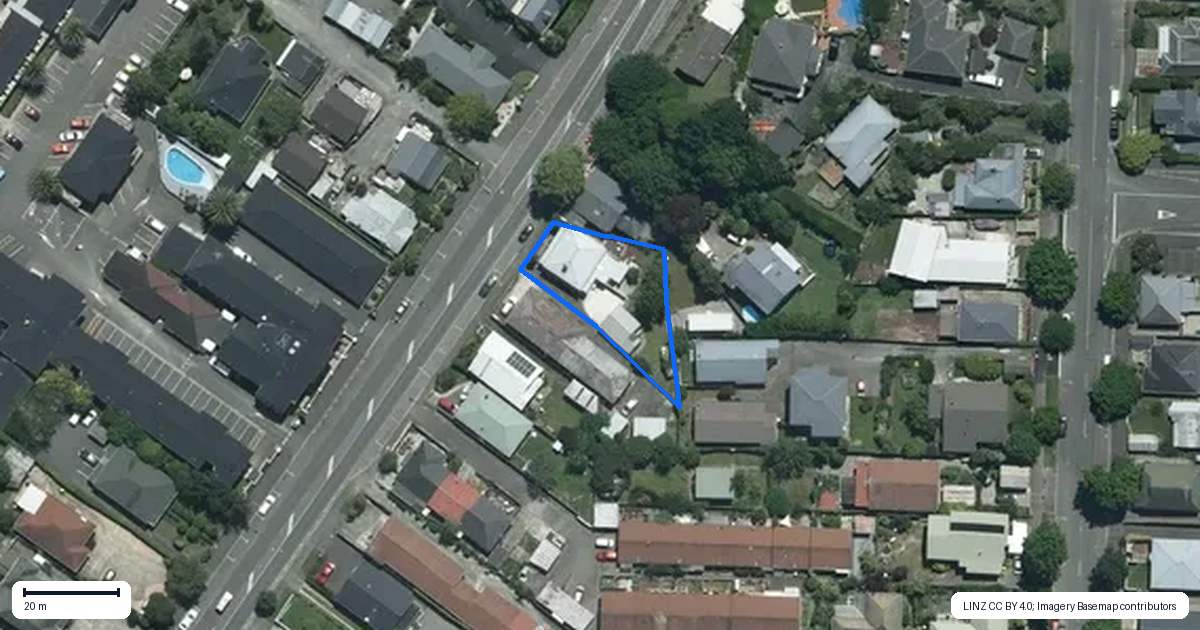 Property context map for 9 Waimea Road, Nelson South, Nelson