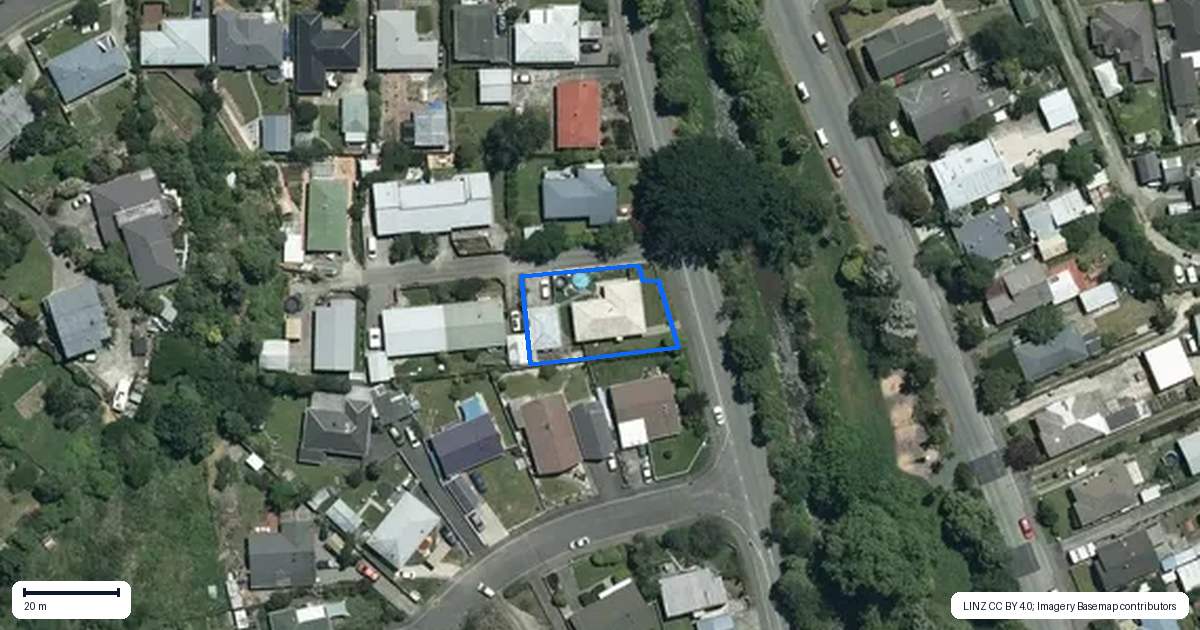 Property context map for 126 Westbrook Terrace, The Brook, Nelson