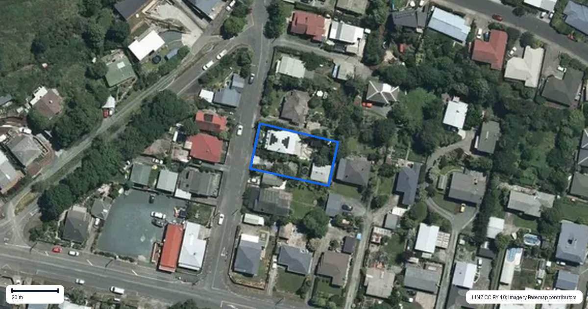 Property context map for 6 Rentone Street, Stepneyville, Nelson