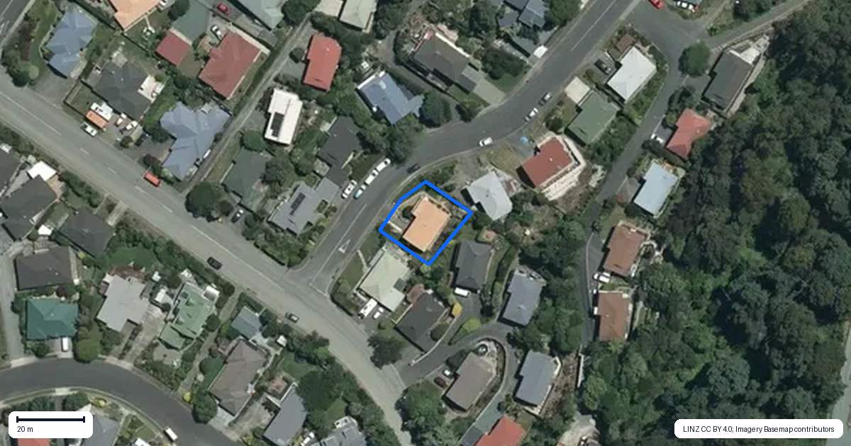Property context map for 77 Brunner Street, Nelson South, Nelson