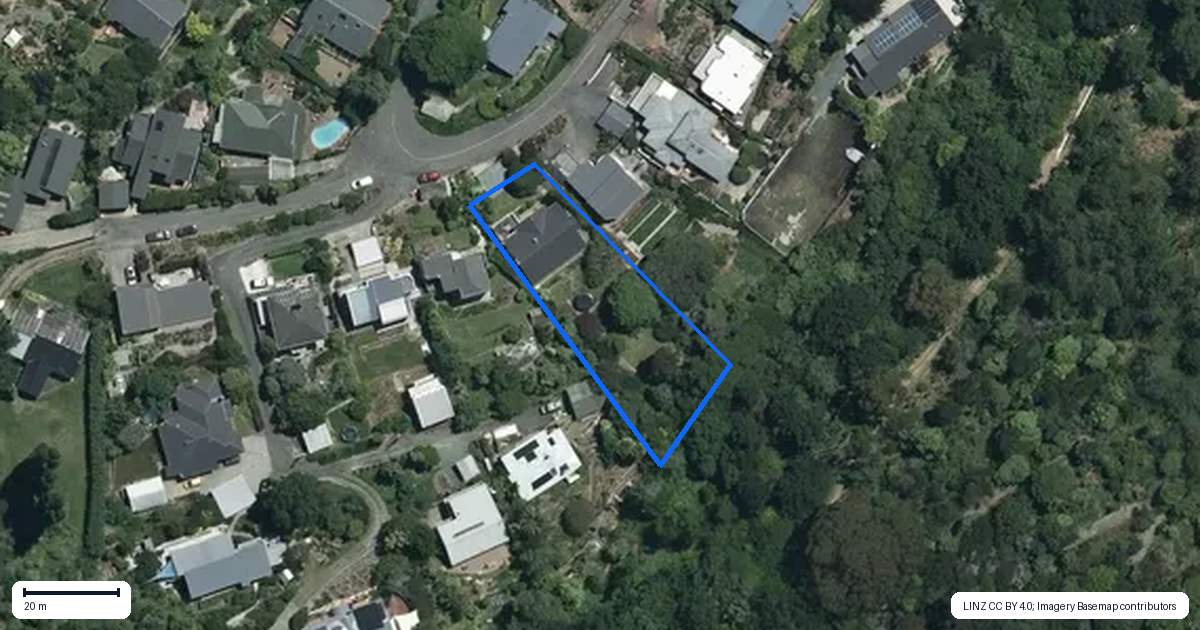 Property context map for 16 Allan Street, Nelson South, Nelson