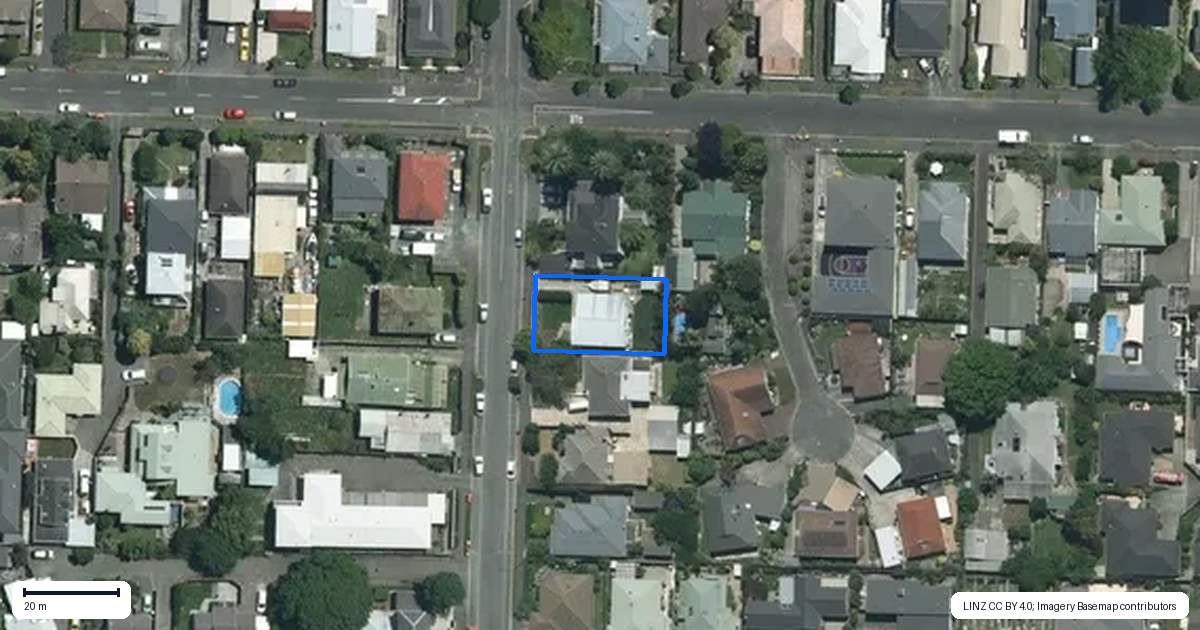 Property context map for 17 Tasman Street, The Wood, Nelson