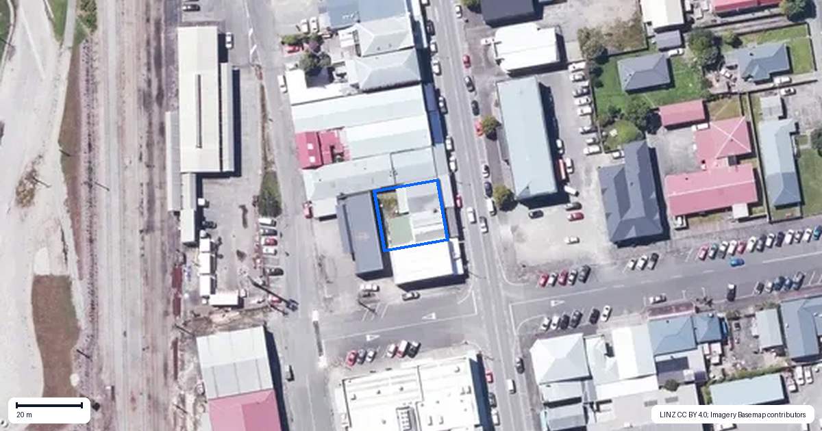 Property context map for 230 Palmerston Street, Westport