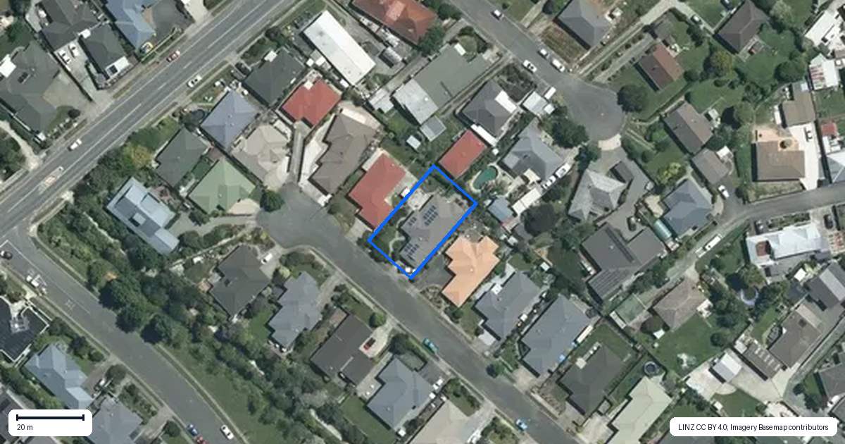 Property context map for 20 Coleridge Place, Stoke, Nelson