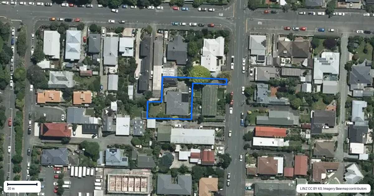 Property context map for 108 Tasman Street, Nelson