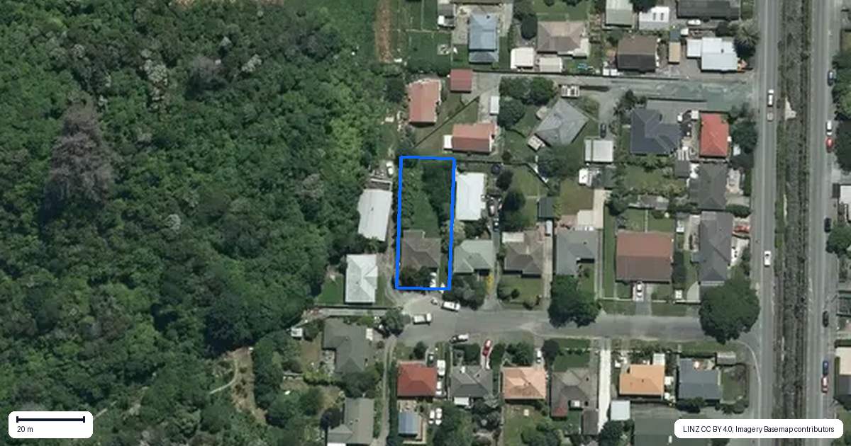 Property context map for 14 Hinau Street, The Brook, Nelson