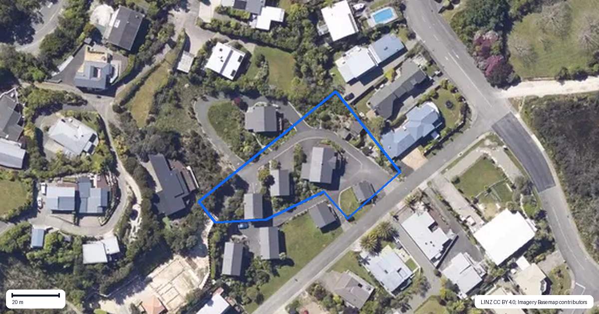Property context map for 7/8 Kotare Place, Kaiteriteri, Motueka