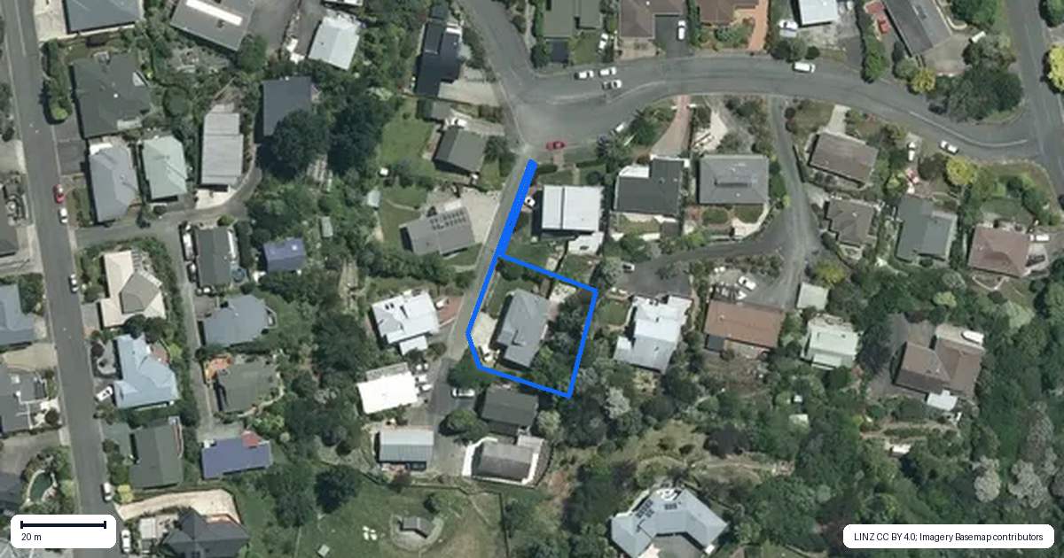 Property context map for 22 Coster Street, Enner Glynn, Nelson