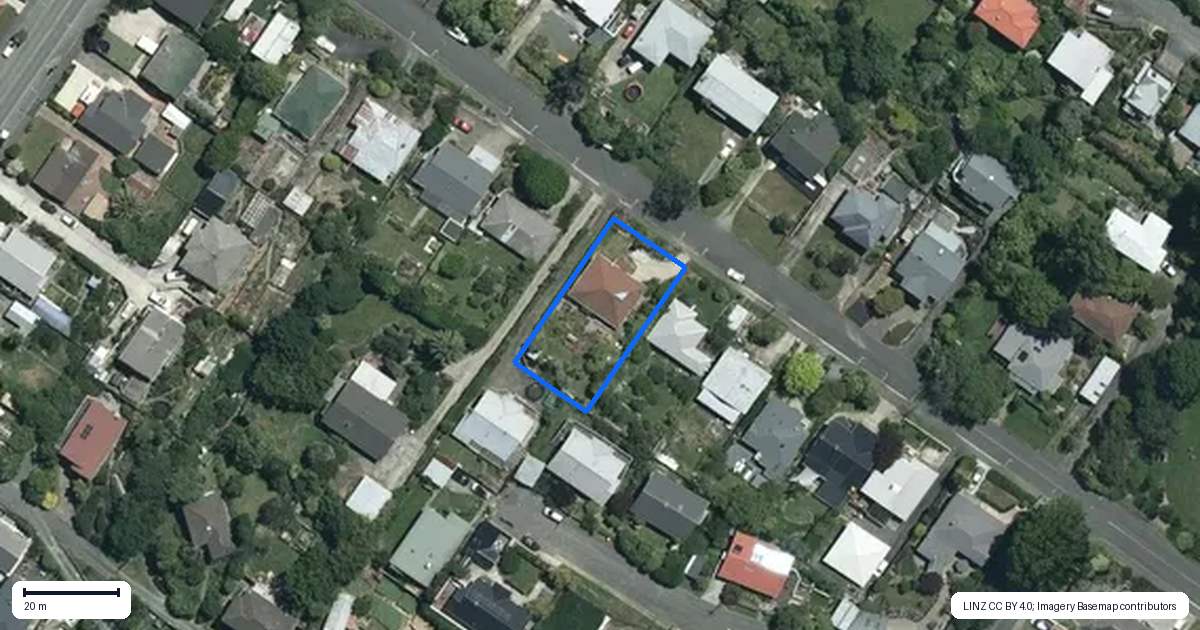 Property context map for 16 Alfred Street, Nelson South, Nelson
