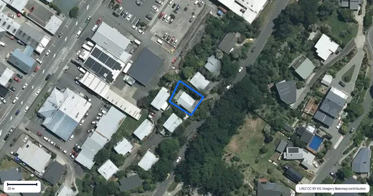 Property context map for 77 Konini Street, Nelson South, Nelson