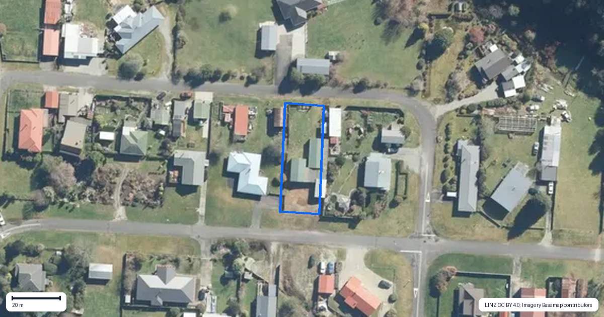 Property context map for 36 Coal Street, Reefton