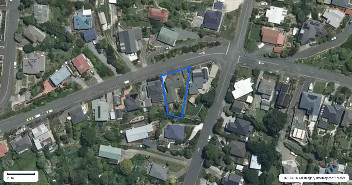 Property context map for 3 Britannia Heights, Stepneyville, Nelson