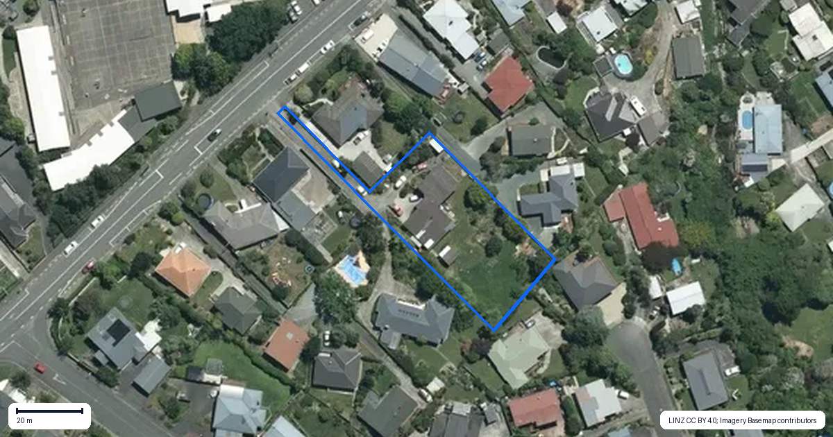 Property context map for 17 The Ridgeway, Enner Glynn, Nelson