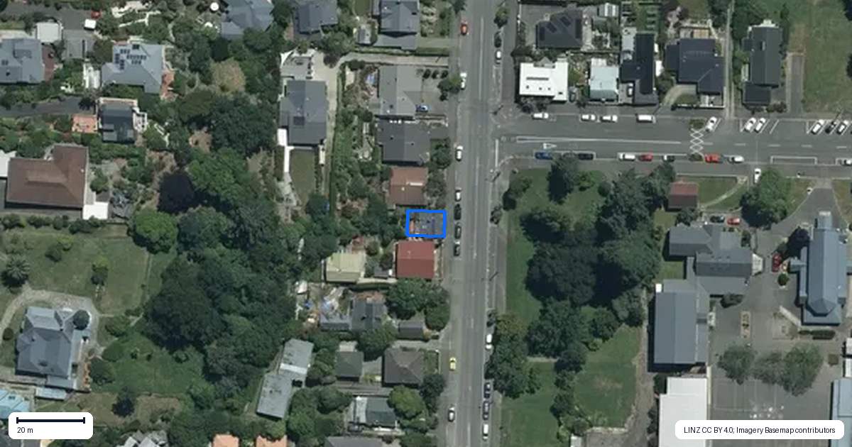 Property context map for 184 Collingwood Street, Nelson