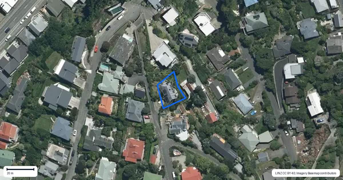 Property context map for 22 Albert Road, Stepneyville, Nelson
