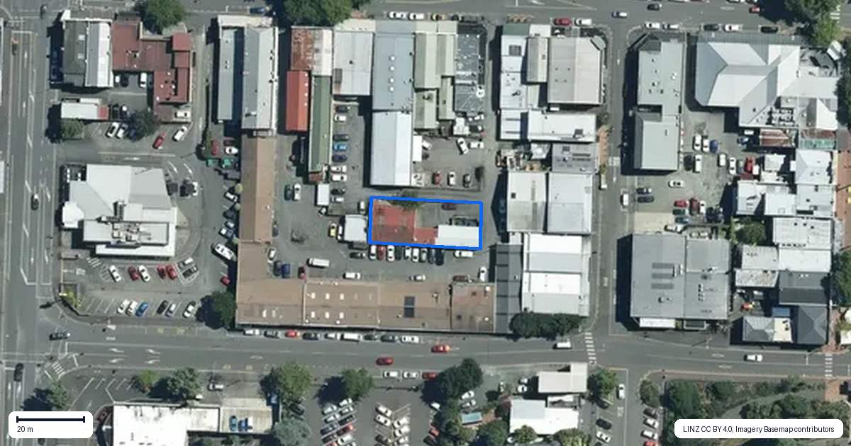 Property context map for 138 Hardy Street, Nelson