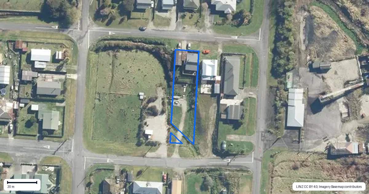 Property context map for 5 Herald Street, Reefton