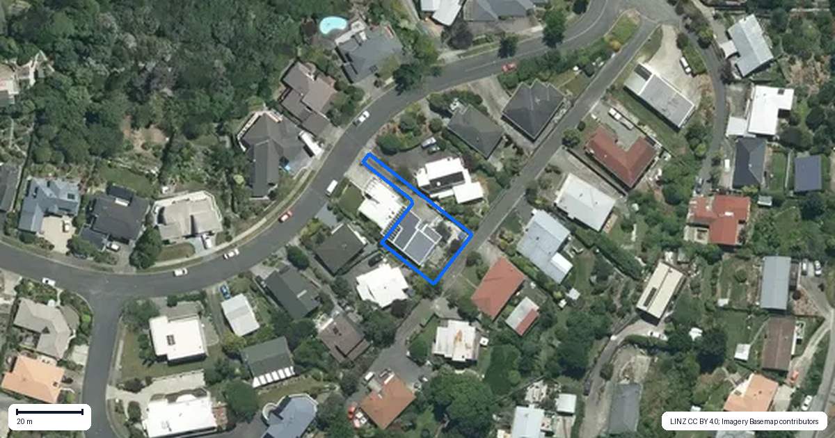Property context map for 7 Austen Ward Heights, Enner Glynn, Nelson