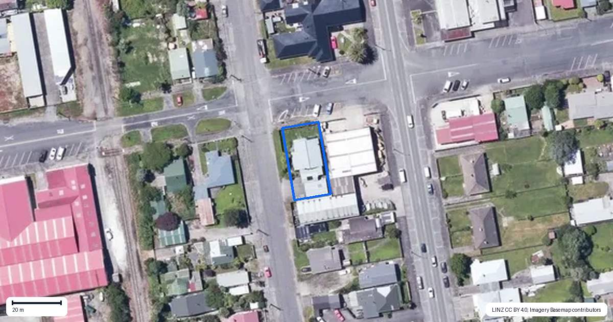 Property context map for 8 Fonblanque Street, Westport