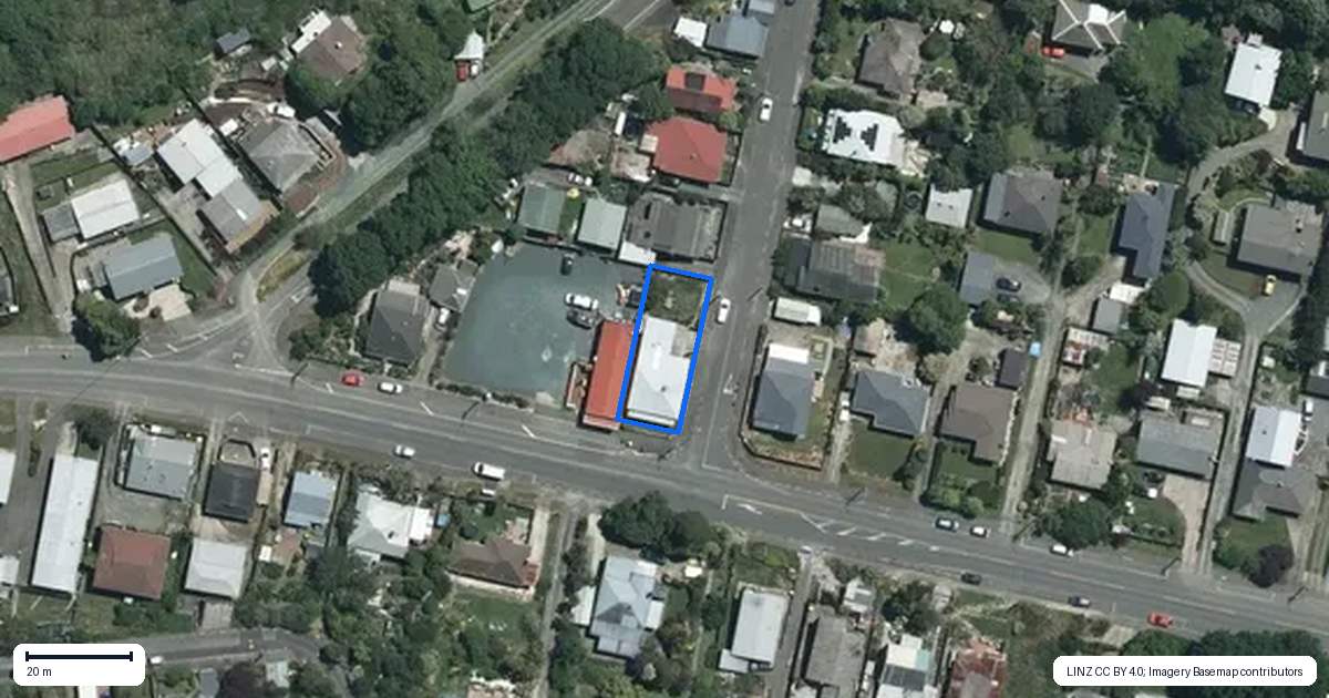 Property context map for 1 Rentone Street, Stepneyville, Nelson