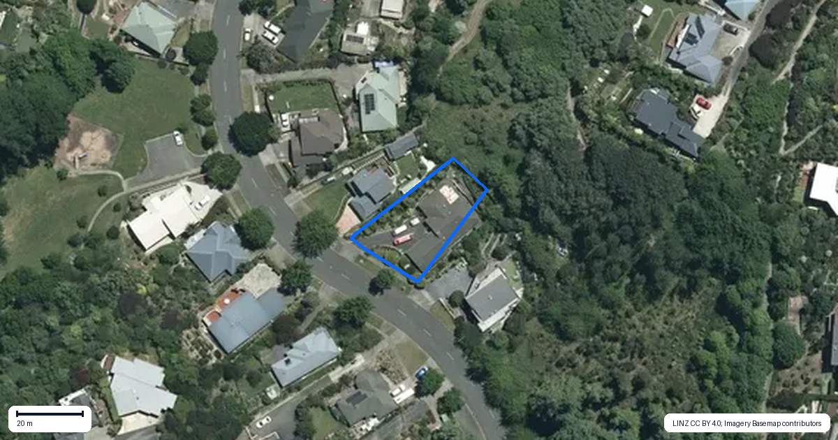 Property context map for 55 Panorama Drive, Enner Glynn, Nelson