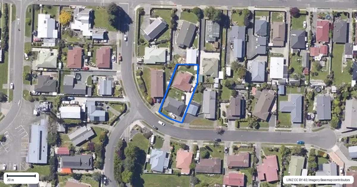 Property context map for 5A Taylor Avenue, Motueka