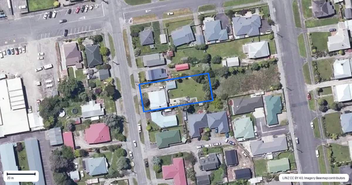 Property context map for 95 Russell Street, Westport