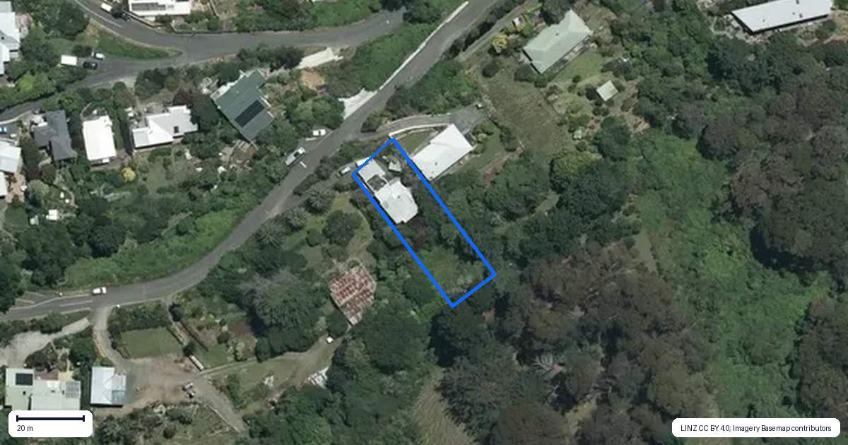 Property context map for 21 Atmore Terrace, Maitai, Nelson