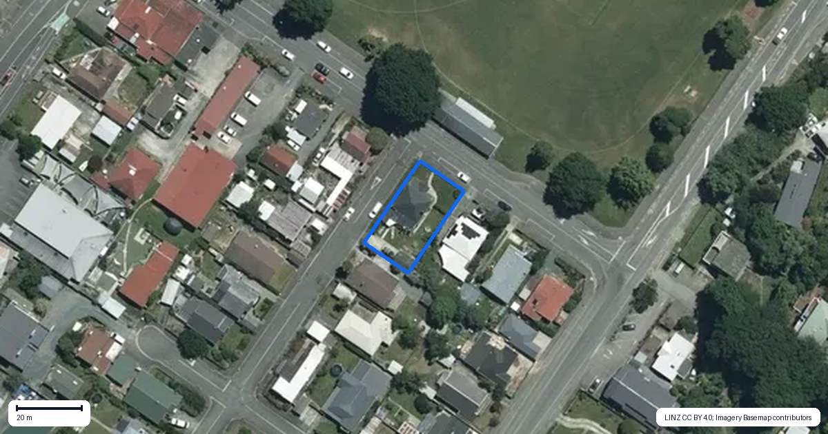 Property context map for 162 Toi Toi Street, Nelson South, Nelson