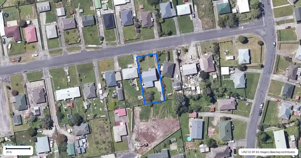 Property context map for 54 Fonblanque Street, Westport