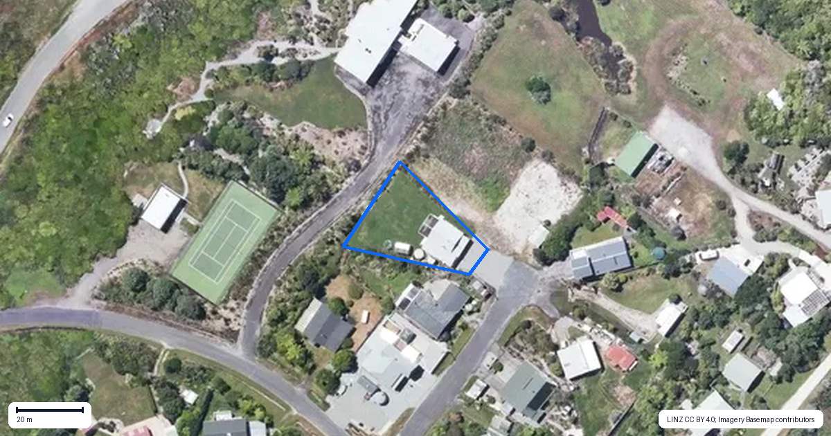Property context map for 7 Powell Place, Charleston, Cape Foulwind