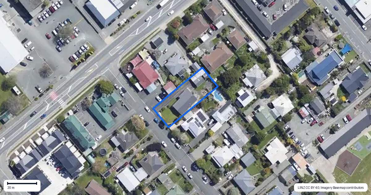 Property context map for 1 Church Street, Richmond